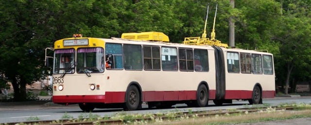 В Челябинске легендарный троллейбус-гармошка после ремонта вернется на маршрут